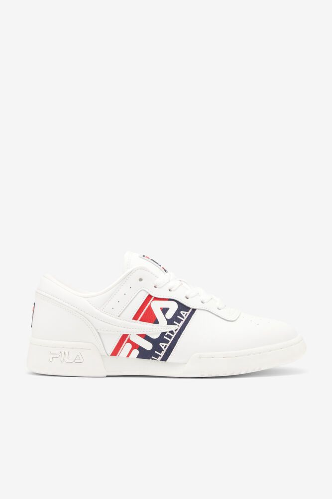 Fila Sneakers Original Fitness Logo Tape Mens White - India ILQ-586309